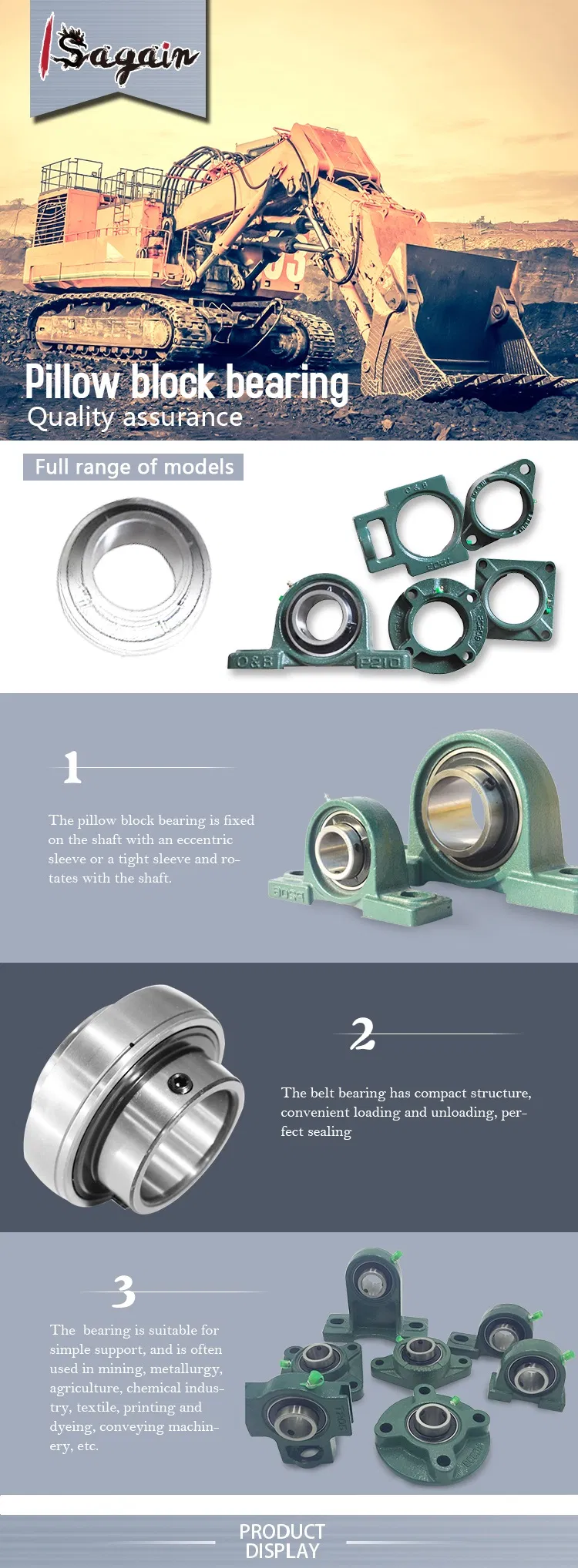 Stainless Steel Insert Bearing Banner