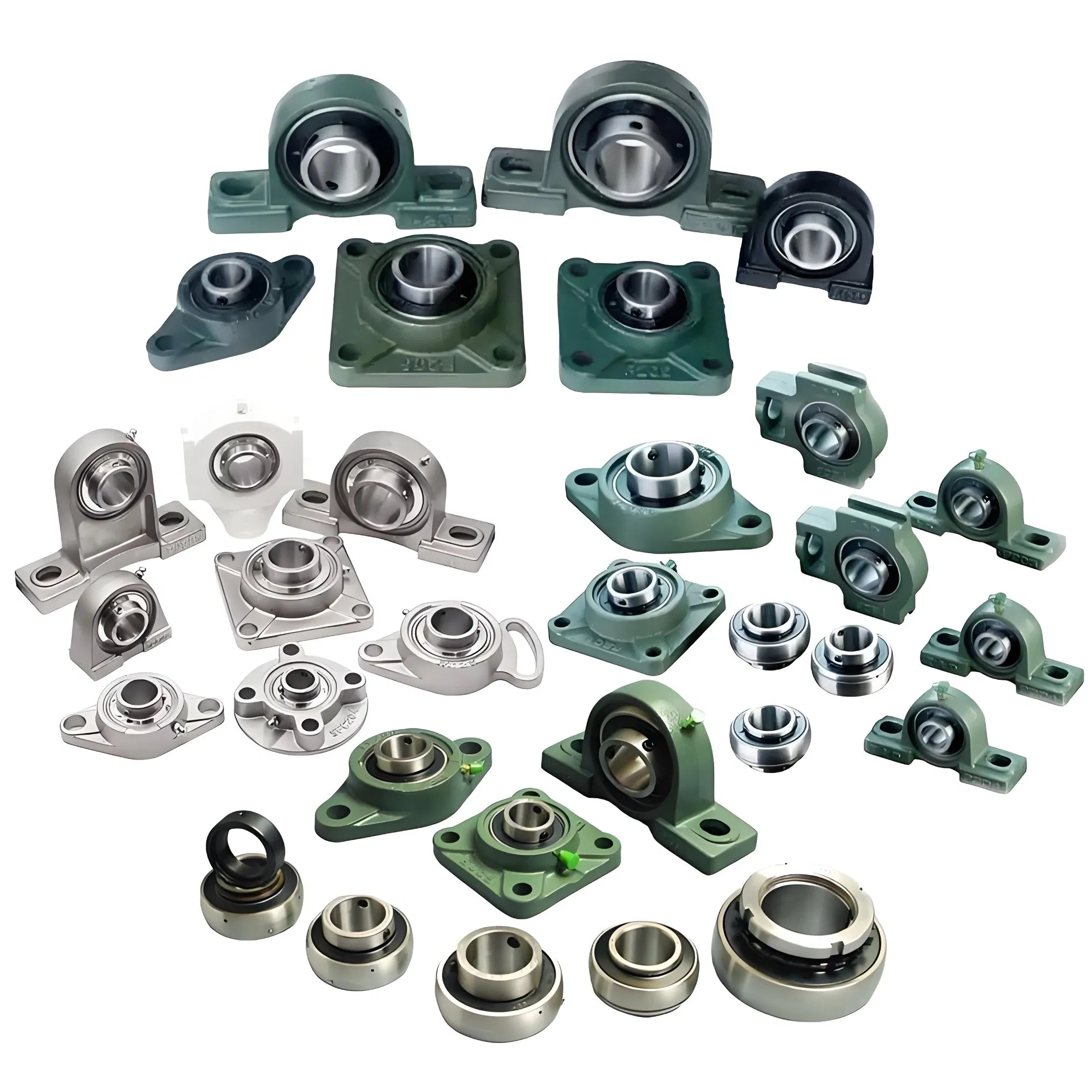 High Quality High Precision Pillow Block Bearing UCFL UCP 202 204 205 206 207 208 209 210 211 212 213 214 Bearing with Housing