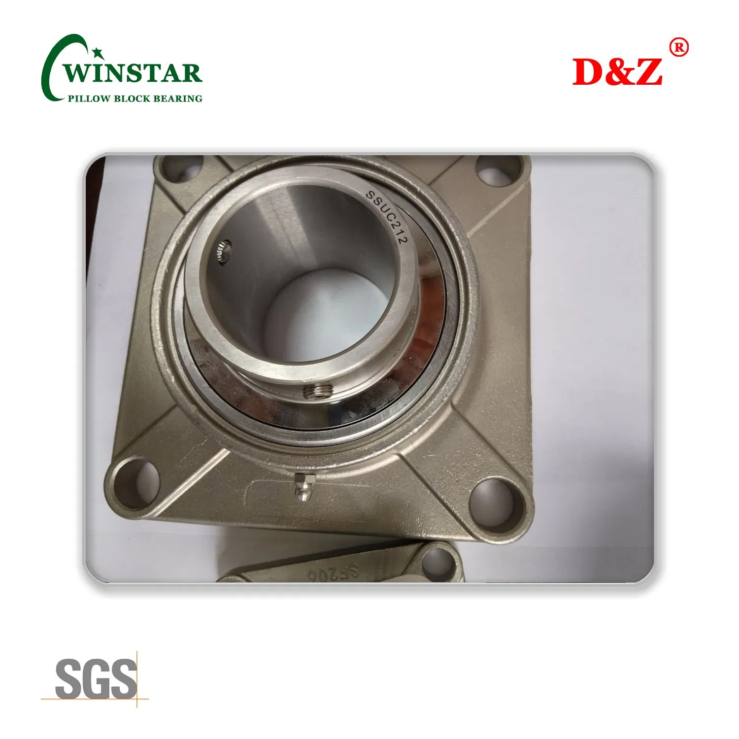 Solid Base Stainless Steel Flange Bearing Unit Ssucf211-34 Sucsf211-35