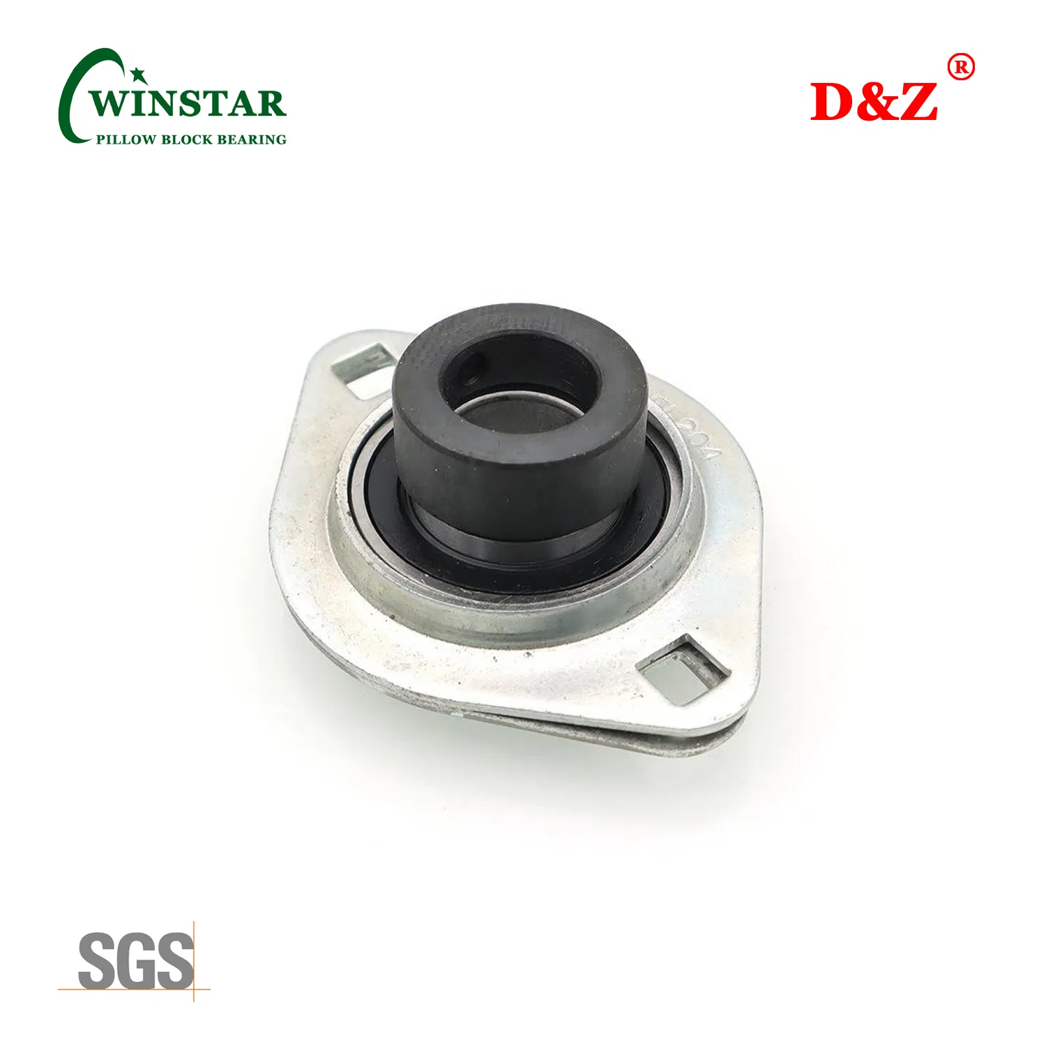 Flange Mount Bearing Units Sbpfl206 Pressed Steel Pillow Block Bearing Unit Two-Bolt Diamond Flange, Steel, Sbpfl Series