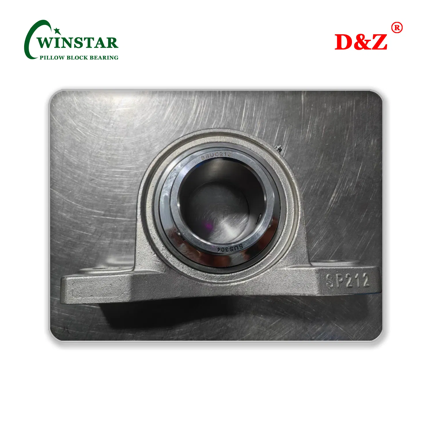 Stainless Steel Take-up Bearing Housing Units M-UCT212 for Food Package Machinery