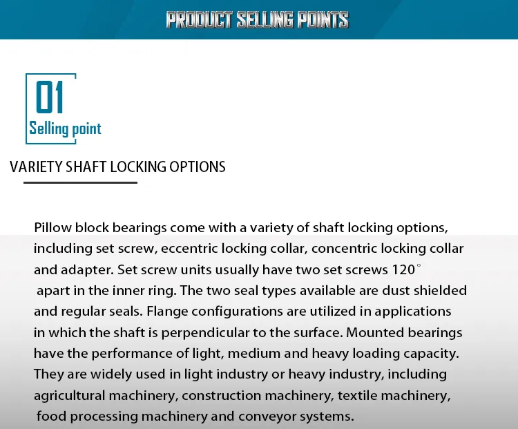 Pillow Block Bearing detail 2