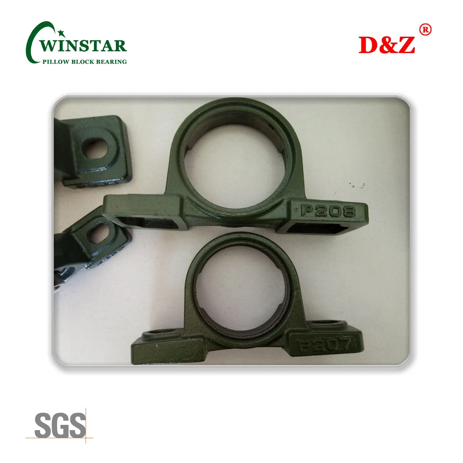 Light Duty Mounted Bearing Three Bolt Flange Bearing Units Sbfct206-20