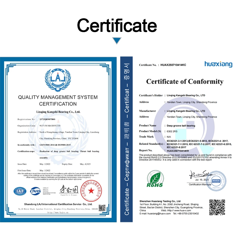 Made-in China 6200 6201 6202 6203 6204 Ball Bearing 6300 6301 6302 6304 6305 Deep Groove Ball Bearing for Motorcycle Parts