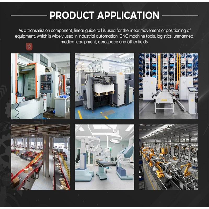 Hisec High Quality CNC Spare Parts Linear Guide and Block Bearing