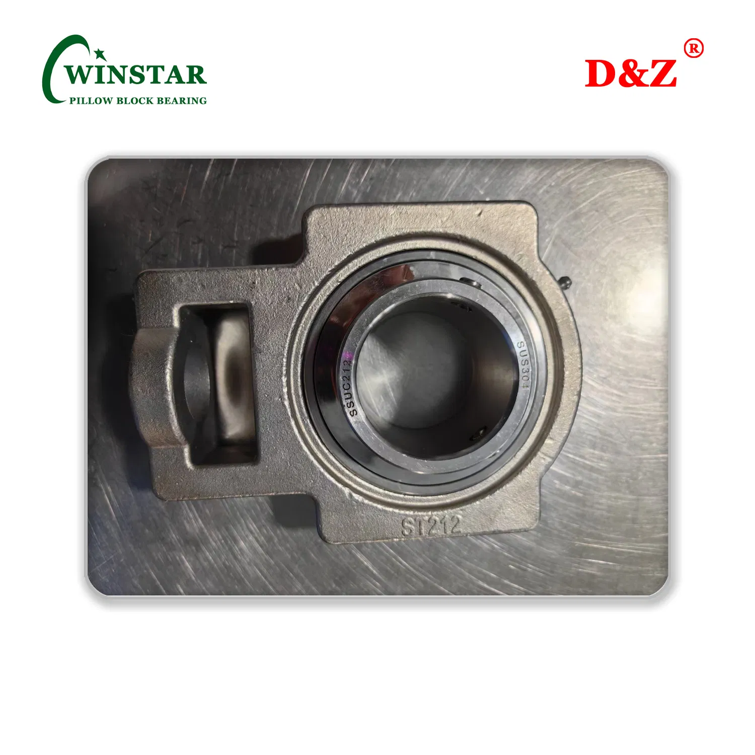 Stainless Steel Take-up Bearing Housing Units M-UCT212 for Food Package Machinery