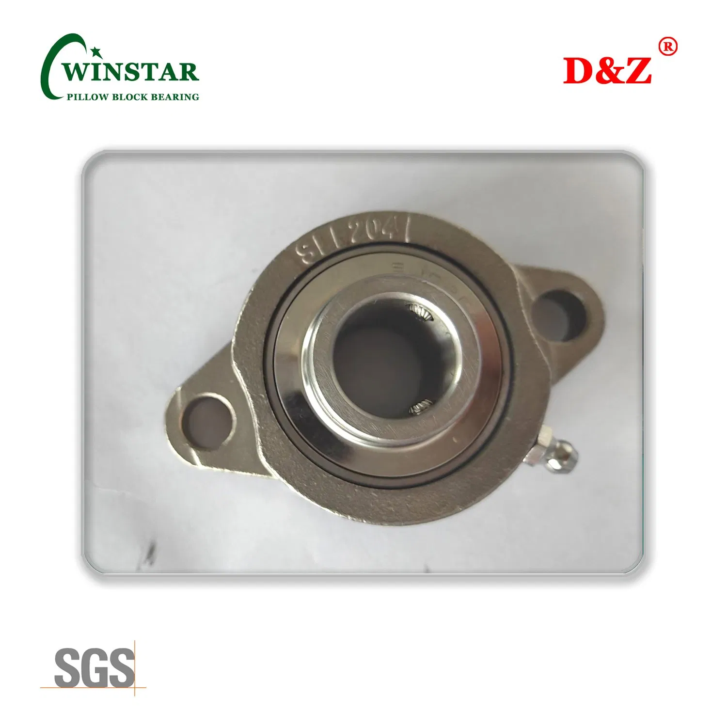 2 Hole Oval Flange Bearing Unit Sfl in Stainless Steel Ssucfl201 Sucsfl201-8