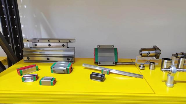 EBM Autoparts product display showing complete range of industrial bearings and components