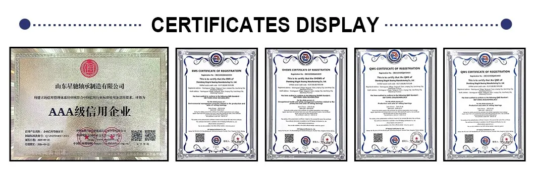 Certifications