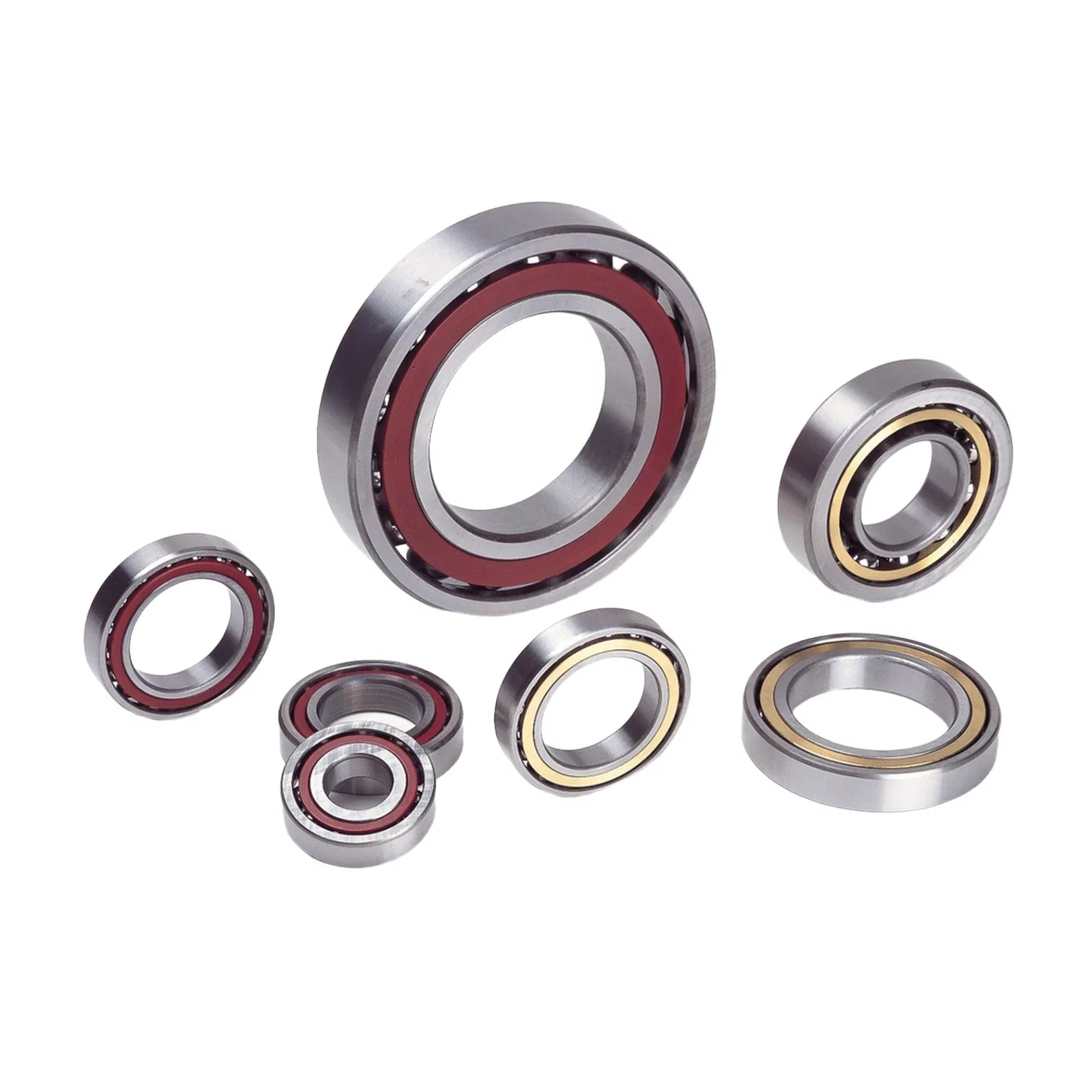 High-Performance Matched Pair Single Row Angular Contact Ball Bearing