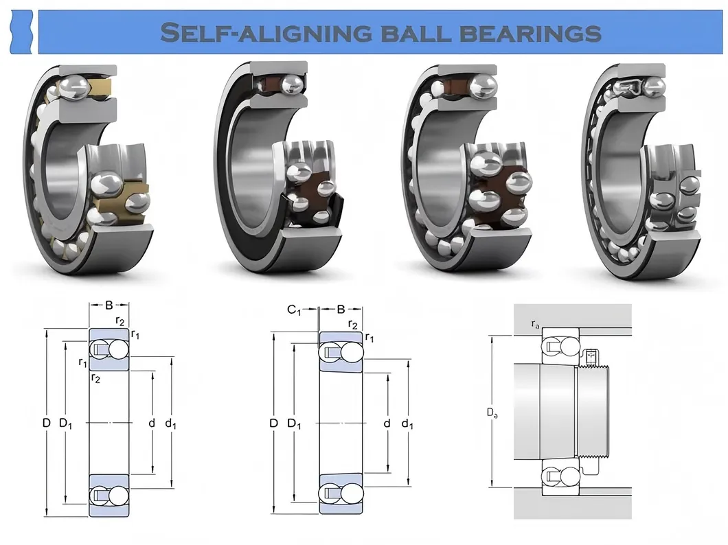 Self-Aligning Ball Bearings Detail