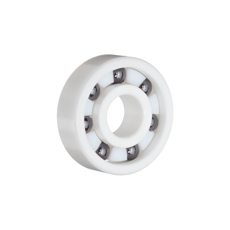 Hybrid Ceramic Ball Bearing Zro2/ Si3n4/Peek/PTFE