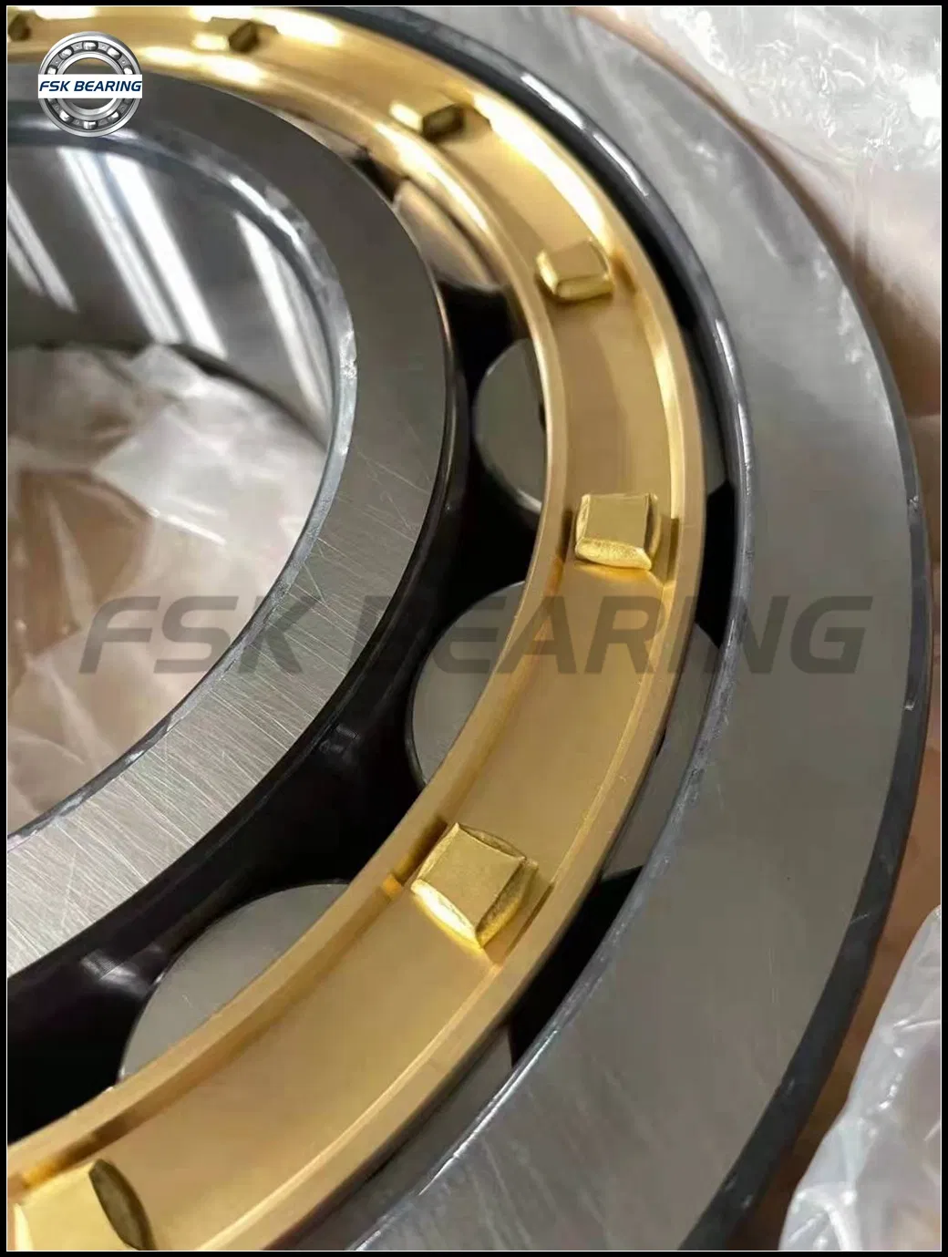 Brass Cage Nj2334-Ex-Tb-M1, Nu2334-Ex-Tb-M1 Cylindrical Roller Bearing for Crusher ID 170mm