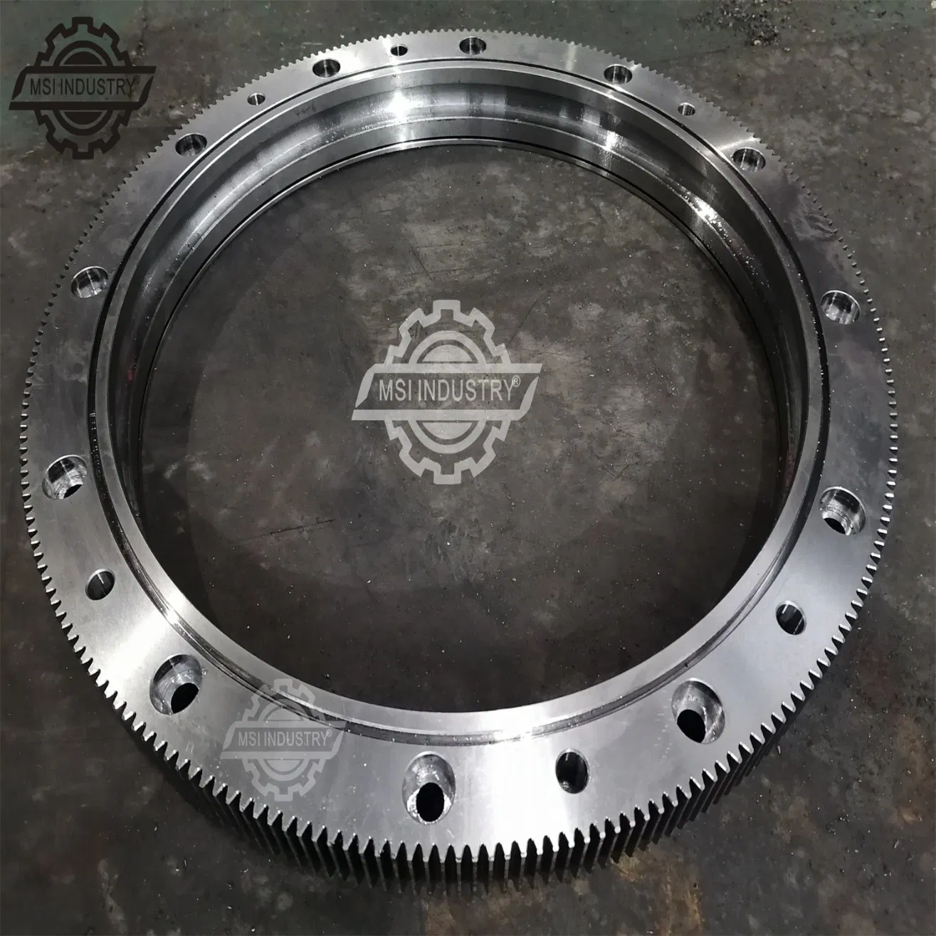High Temperature Spherical Bearings All Models Complete Four Point Contact Ball Slewing Bearing