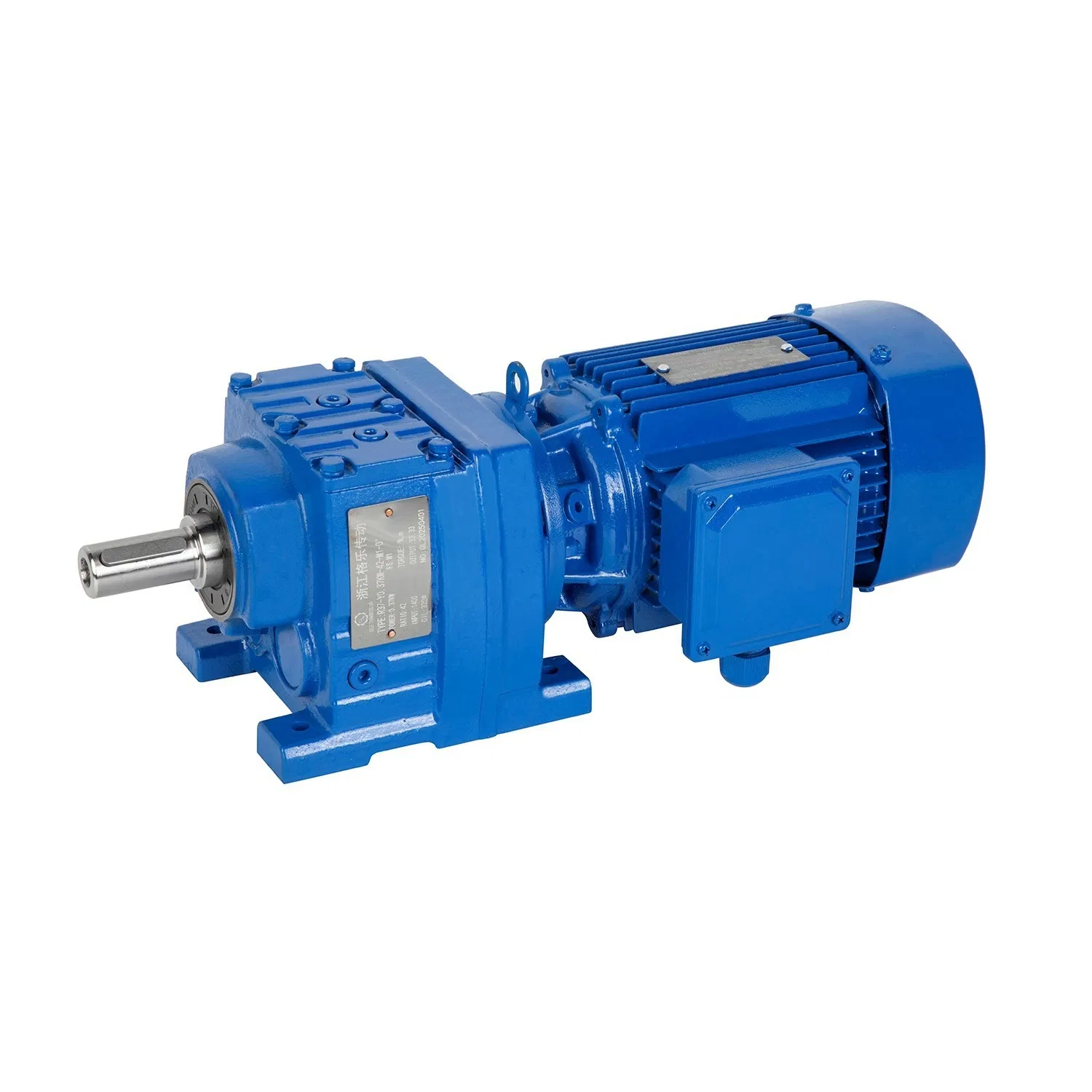 Gray Foot Mounted RC Series Helical Gear Units From China