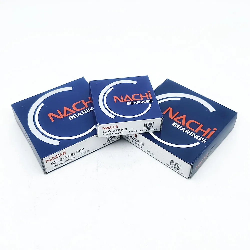 Japan Imported Original NACHI Bearing 6200 6202 6210 6218 6219 Ball Bearing 6206-2nse9cm 6205-2nse9cm 6206zzecm Deep Groove Ball Bearing for Fan Motor