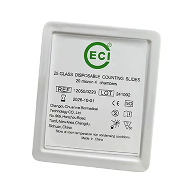 ODM ECI-6310 25 Glass Disposable Counting Slides for Animal Semen Testing Supplier, Exporters