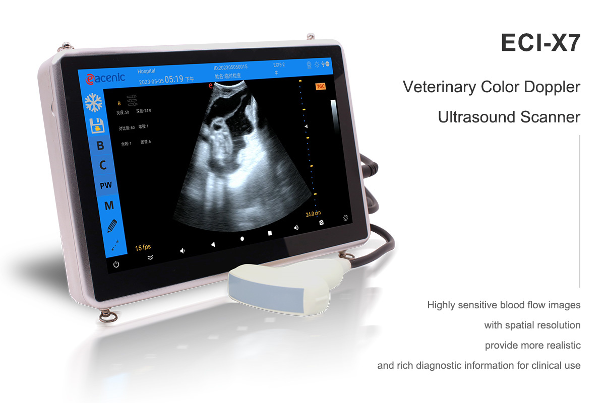ECI-X7 Portable Veterinary Ultrasound Scanner Detail