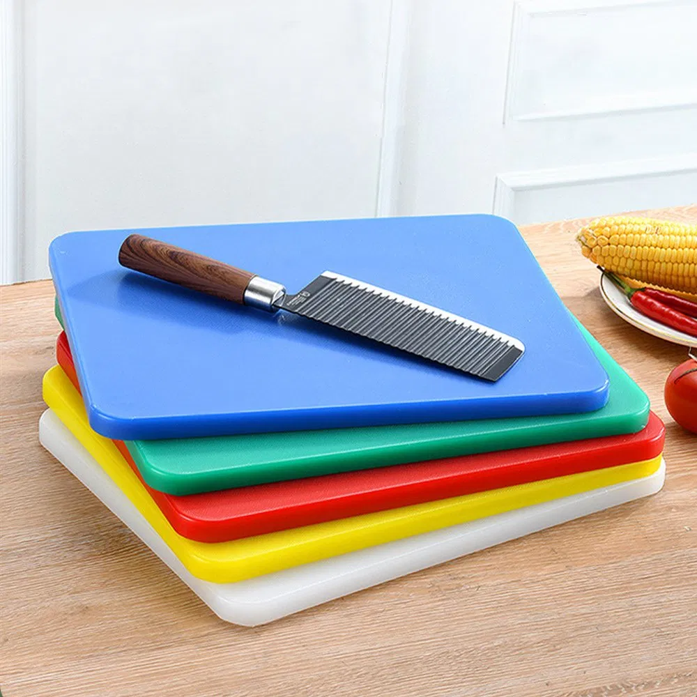 Customizable Plastic Chopping Board with Non-Slip Backing-Ideal for Catering
