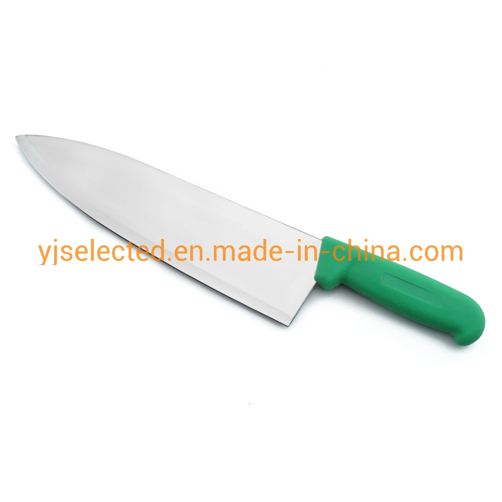 10 Inch Stainless Steel Sharp Chef Knife with Black PP Handle