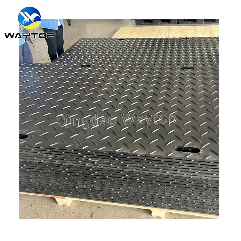 Thermoplastic Ground Protection Mats Flexible Polymer Road Mats