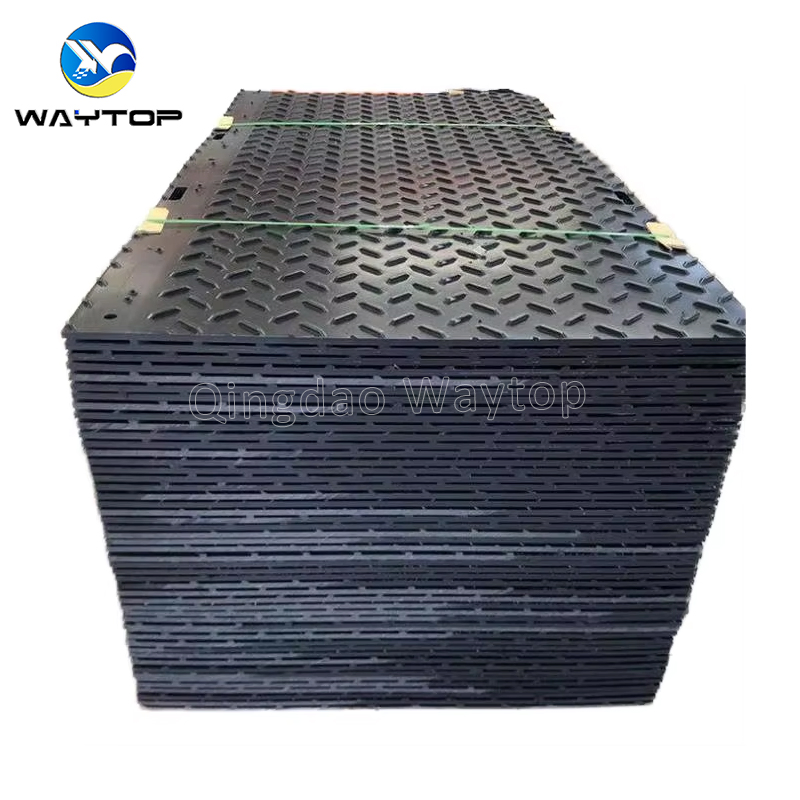 Thermoplastic Ground Protection Mats Flexible Polymer Road Mats