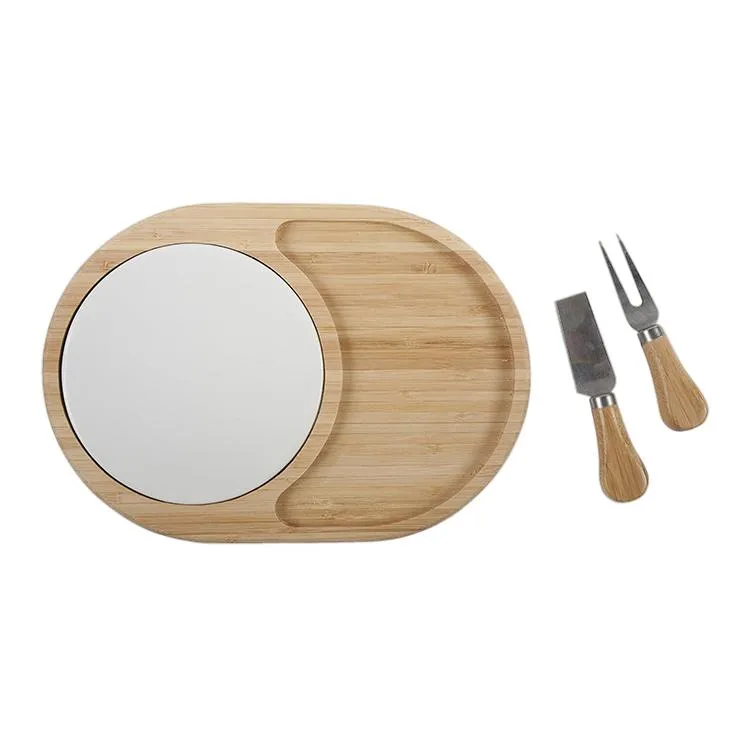 Bamboo Cheese Board Detail 4