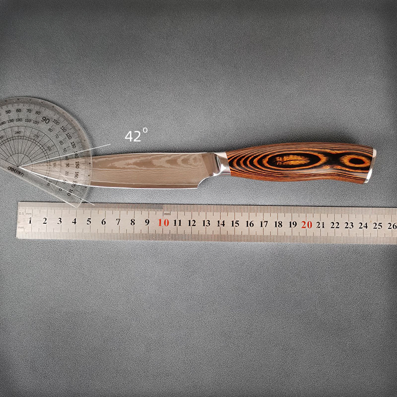 Ds-2962 Utility Knife, Small Kitchen Knife, 5 Inch Paring Knife High Carbon German Stainless Steel Cutlery with Ergonomic Pakkawood Handle Wholesale Price