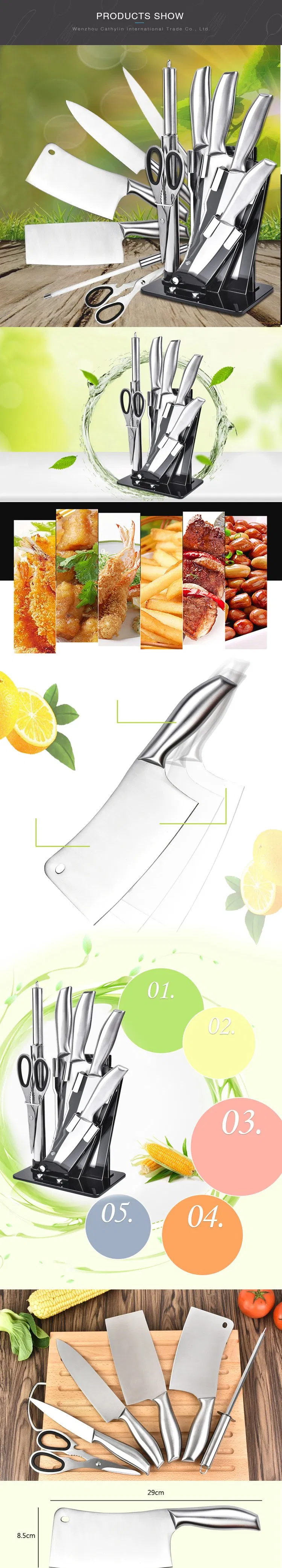 Stainless Steel Chef Knife Details