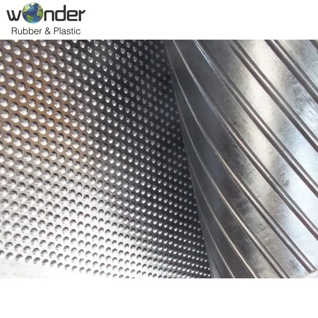 10mm to 20mm Thickness Cow Horse Stable Flooring Mat Cow Mattress Non-Slip Waterproof Rubber Mat for Cow Walking/Holding Area