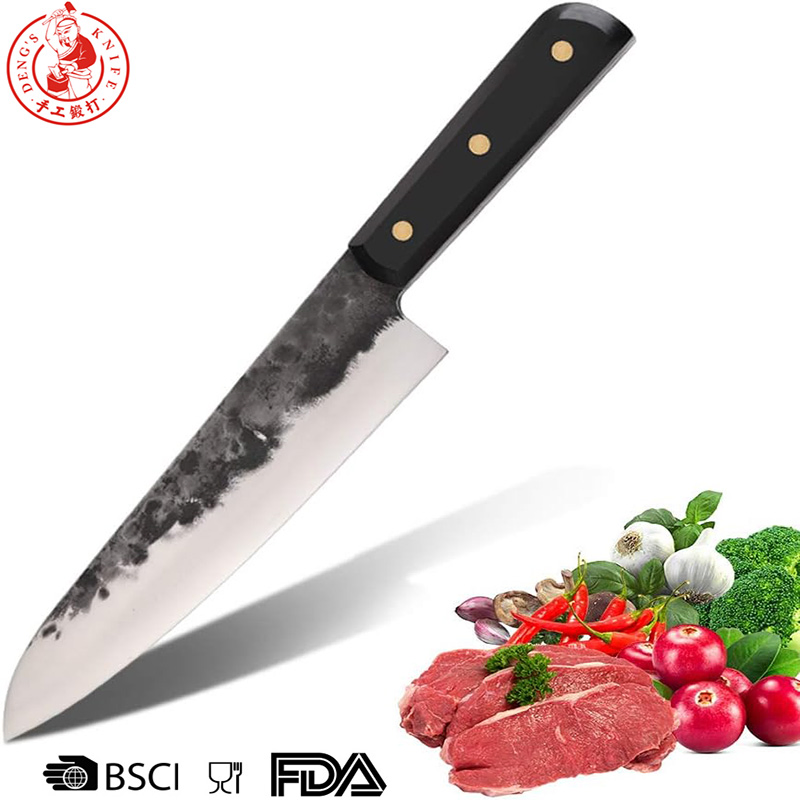Ds-2529 Santoku Knife Stainless Steel Kitchen Knife Set Full Tang Handle Japanese Chef Knife