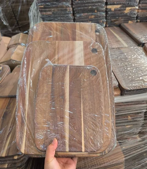 Acacia Wood Cutting Board Set