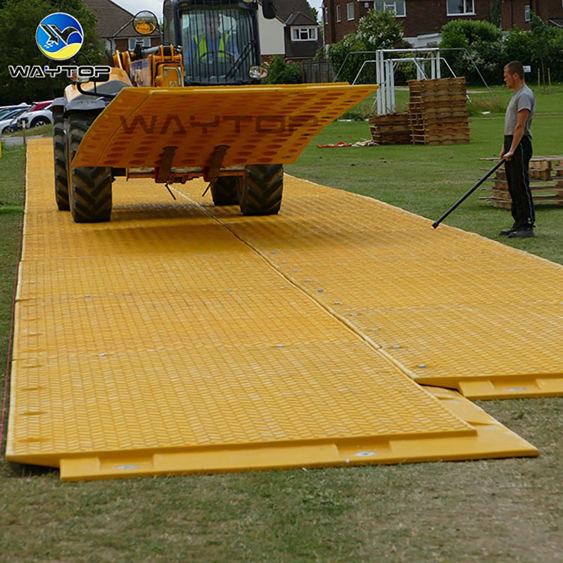 Flexible Ground Mats with 4 Handles Custom Thickness 6mm-45mm Available