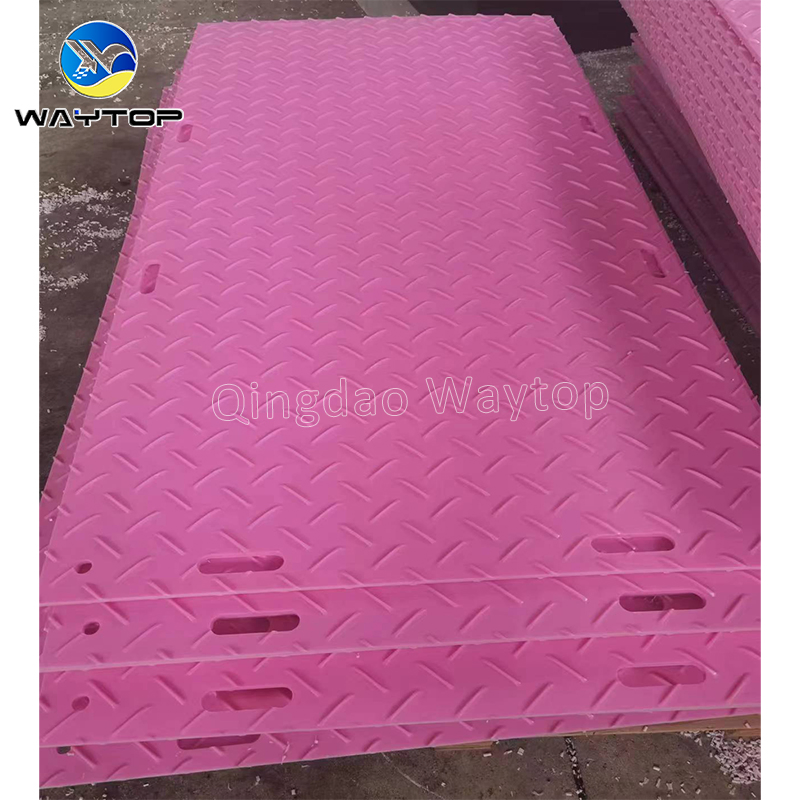 Frost-Resistant Ground Protection Mats Flexible Polymer Road Mats