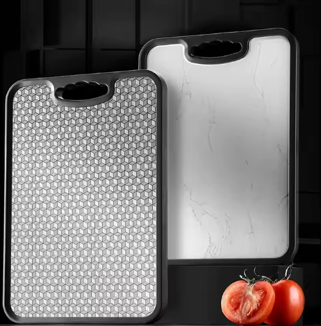 Marble Antibacterial Non-Slip Knife-Proof Fruit Plastic Chopping Board Stainless Steel