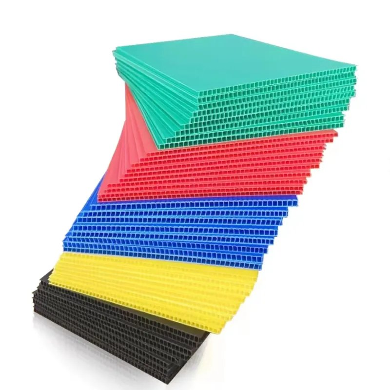 Best Price PP Material White 2-12mm Corrugated Plastic Cutting Board PP Hollow Customized Size Thickness Lightweight Flexible PP Honeycomb Panel for Industrial
