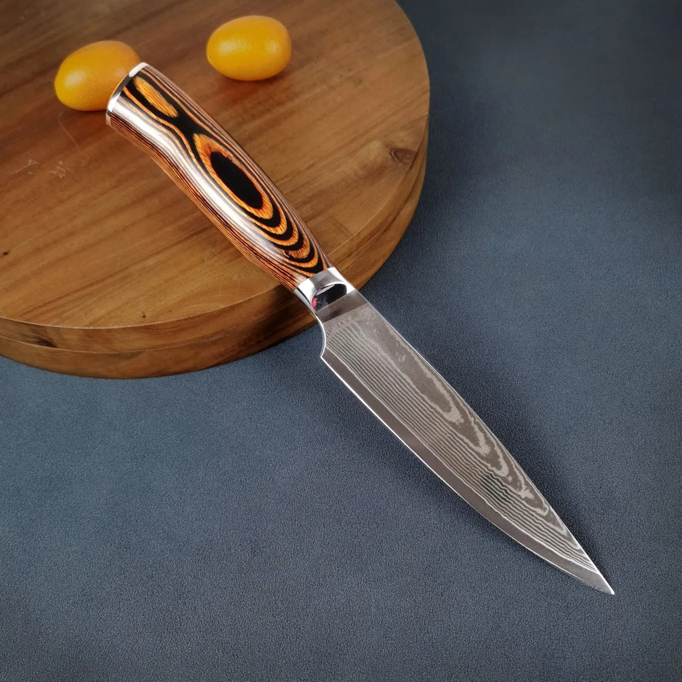 Ds-2962 Utility Knife, Small Kitchen Knife, 5 Inch Paring Knife High Carbon German Stainless Steel Cutlery with Ergonomic Pakkawood Handle Wholesale Price