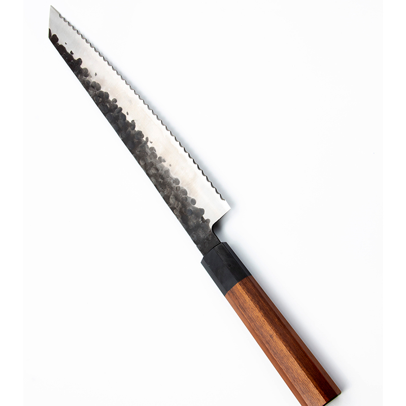 9.5 Inch Hammered Knife/Janpanese Style Bread Knife with Rosewood Handle (SE-Z095)
