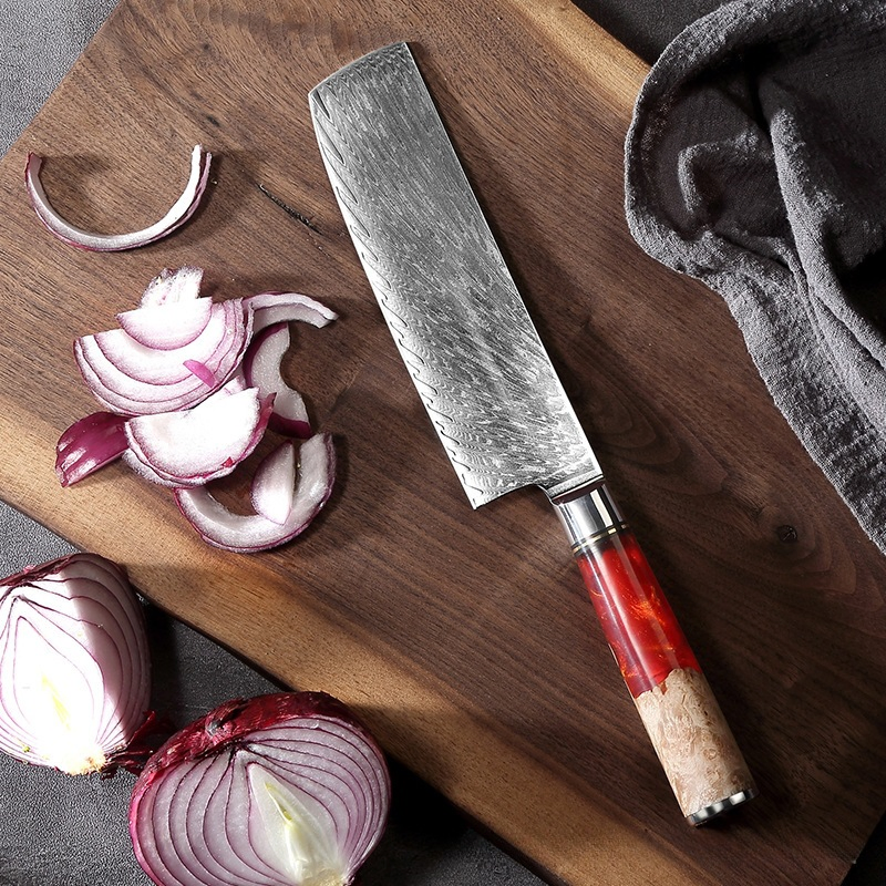 Premium Damascus Steel Chef's Knife Set for Culinary Enthusiasts