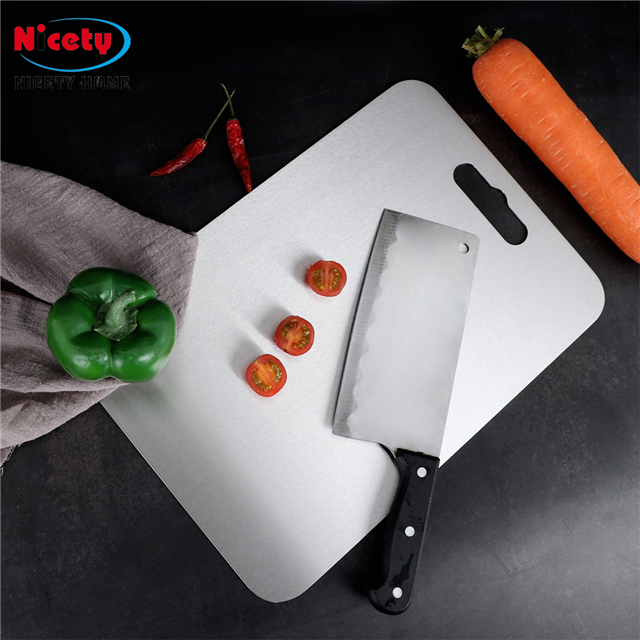 Multifunctional Thick Non-Slip Chopping Stainless Steel 304 Household Kneading Cutting Board