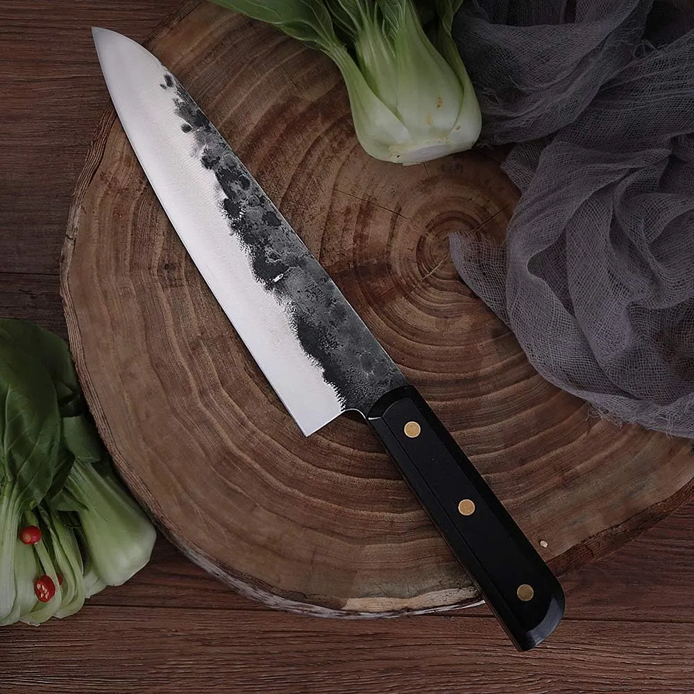 Ds-2529 Santoku Knife Stainless Steel Kitchen Knife Set Full Tang Handle Japanese Chef Knife