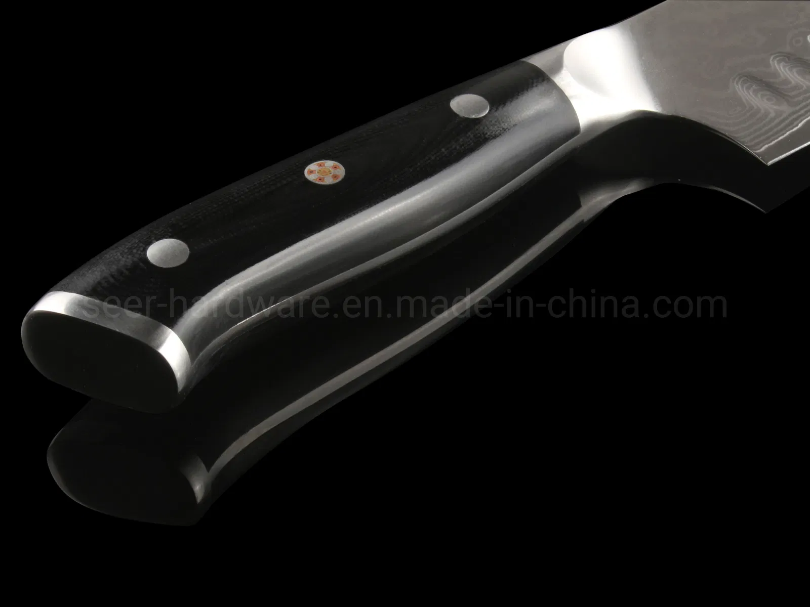 7 Inch Damascus Steel Santoku Knife / Japanese Style Kitchen Knife (SE-D33)