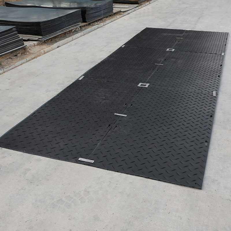 Heavy Duty Flexible HDPE UHMWPE HDPE Construction Temporary Composite Ground Mat Grass Protection Road Mat