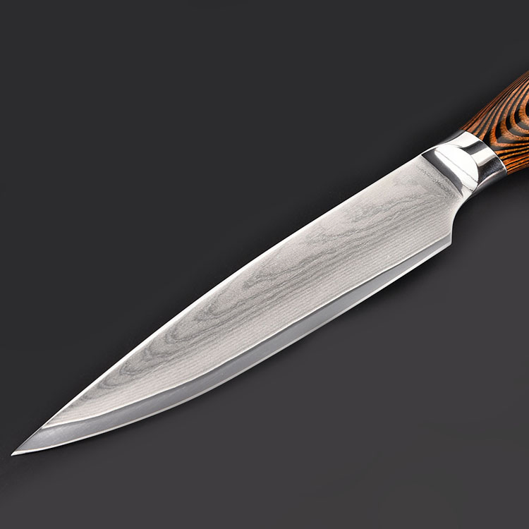 Ds-2962 Utility Knife, Small Kitchen Knife, 5 Inch Paring Knife High Carbon German Stainless Steel Cutlery with Ergonomic Pakkawood Handle Wholesale Price