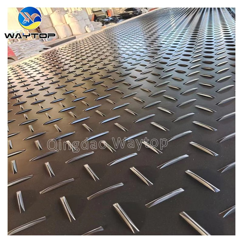 Thermoplastic Ground Protection Mats Flexible Polymer Road Mats