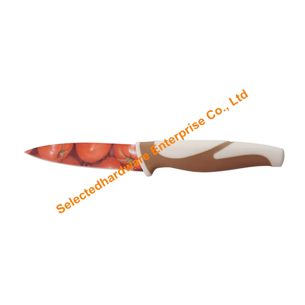 4.5 Inch Non-Stick Coating Utility Knife Fruit Paring Knife