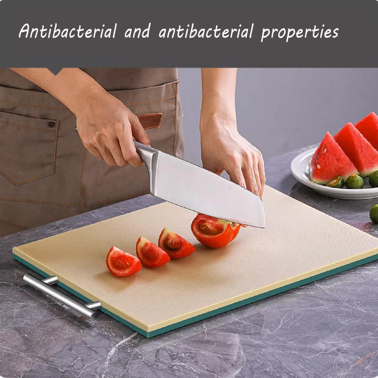 Hot Selling Multifunctional Kitchen Non-Slip Plastic PE Kitchen Cutting Board Idpe Chopping Board