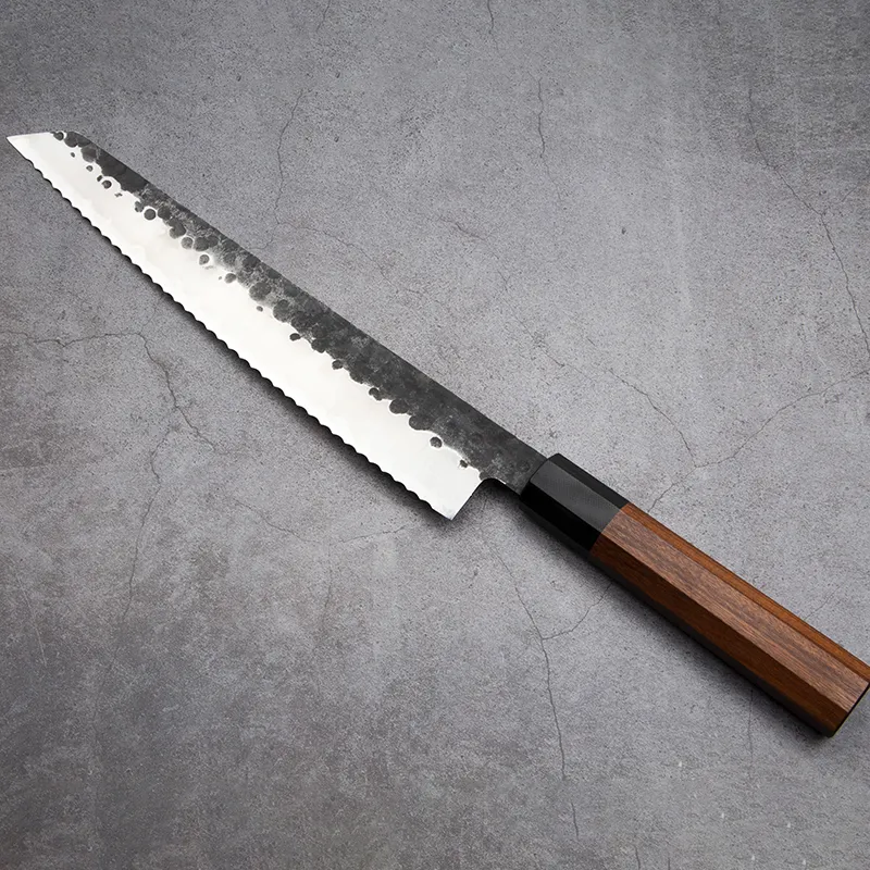 9.5 Inch Hammered Bread Knife