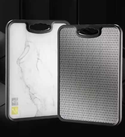 Marble Antibacterial Non-Slip Knife-Proof Fruit Plastic Chopping Board Stainless Steel