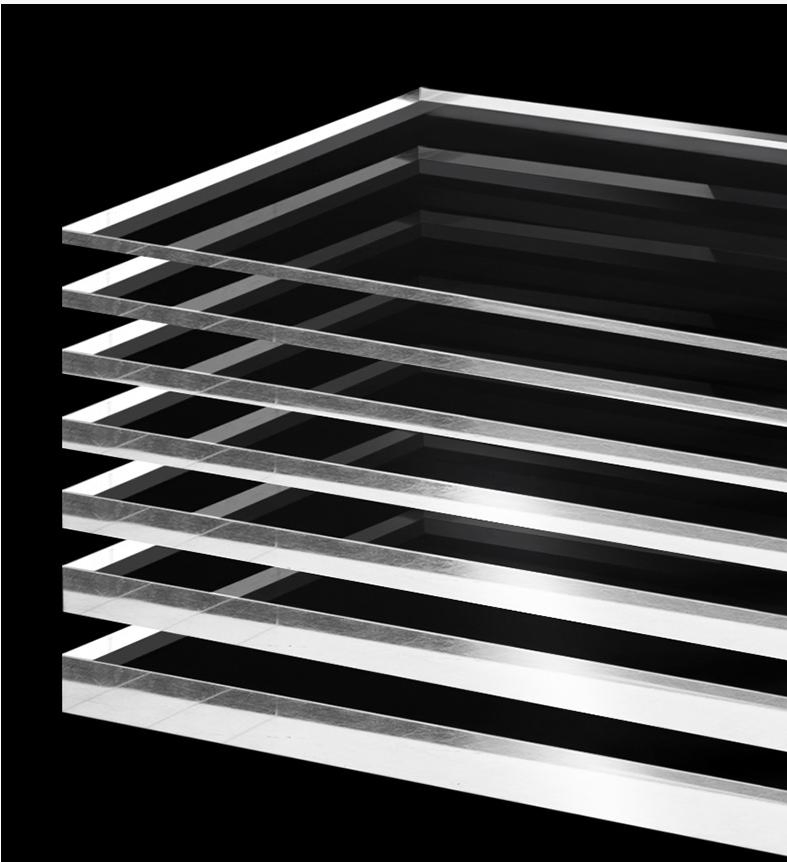 Highly Transparent Acrylic Board, Color Thick Board, Organic Glass Board, Laser Cutting, PC Board Processing and Customization